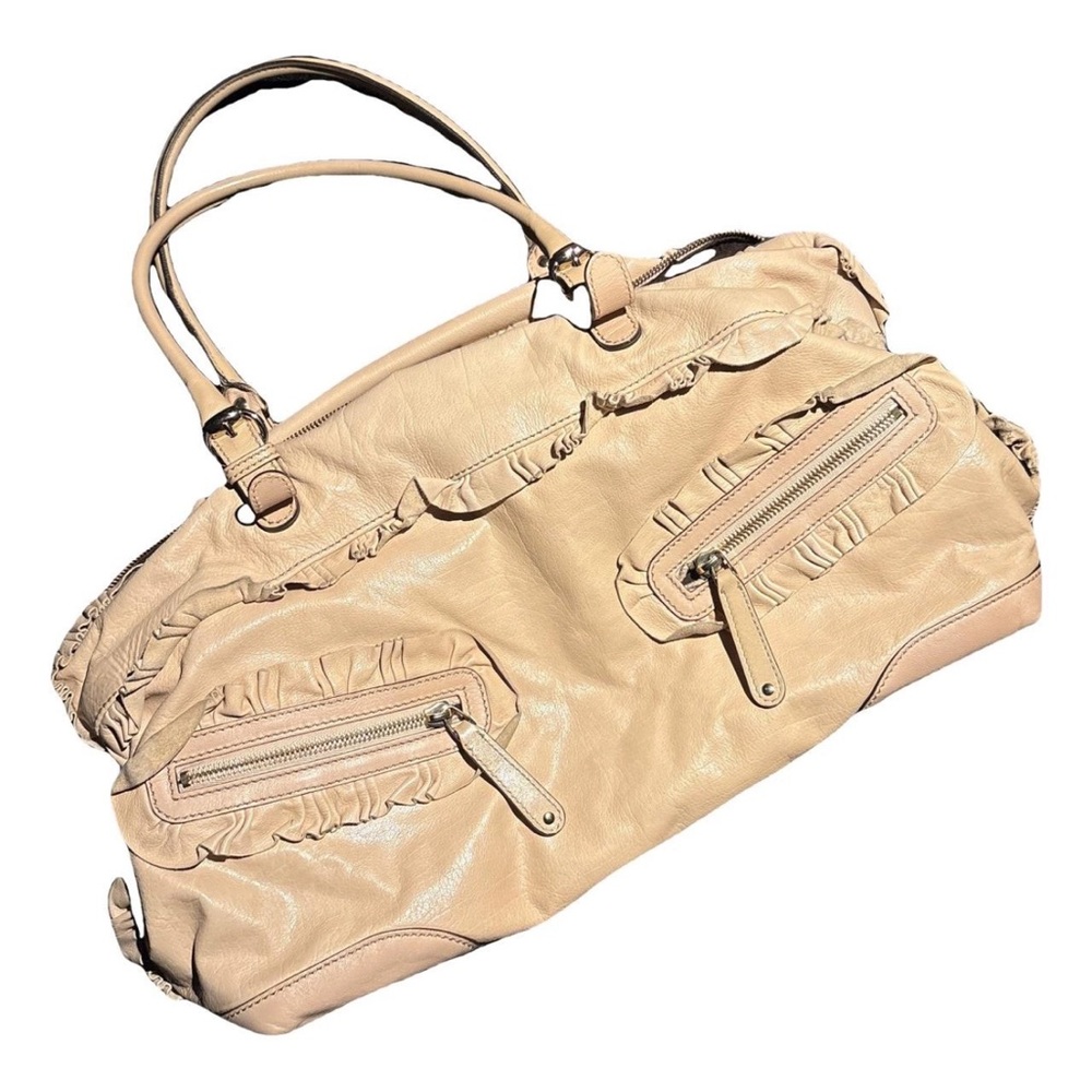 Gucci Tan Leather Sabrina Shoulder Bag